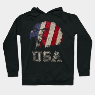 Usa Flag Bald eagle liberty 4th july shirt Hoodie